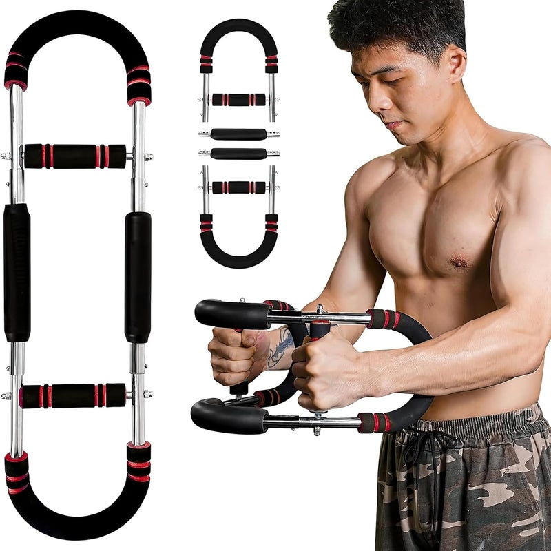 BudgetBliss Chest Workout Equipment, Twister arm Trainer, Adjustable 5 Resistance Levels Ergonomic Home Gym Equipment, Chest Workout Equipment for Daily Fitness and Muscle Building Training - Image 1